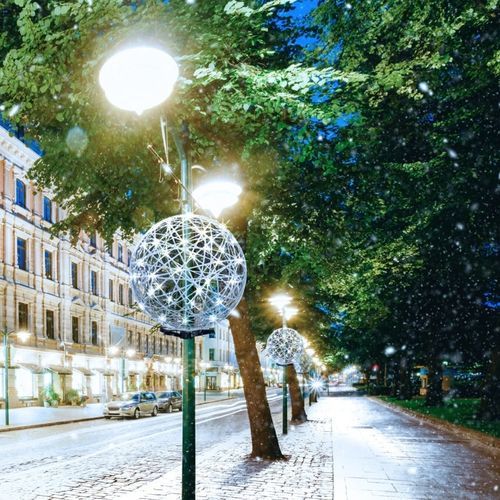 Weihnachts-Leuchtdekoration / LED - GLOBE FOR LAMP-POSTS - Terra Group - 3D / für öffentliche Bereiche