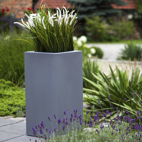 Polyethylen-Pflanzgefäß - Retto Cubo Alto - Terra Group - quadratisch / frostsicher / UV-beständig