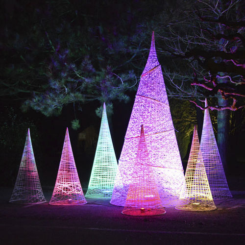 Glasfaser-Weihnachtsdekoration - Giant Cone - Terra Group - für öffentliche Bereiche / für öffentliche Einrichtungen / für Einzelhandel