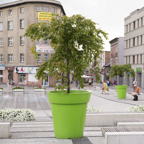 Polyethylen-Pflanzgefäß - Gianto 120 - Terra Group - rund / konisch / UV-beständig