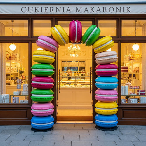 Glasfaser-Skulptur - MACAROON - Terra Group - für Außenbereich / Garten / freistehend