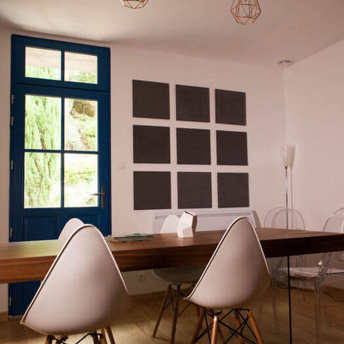 Akustik-Wandpaneel - Pack Feng-Shui - PYT Audio - für abgehängte Decken / Stoff / quadratisch