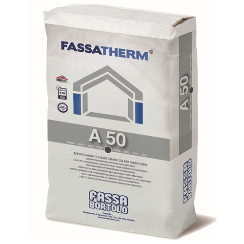 Verguss-Klebemörtel - FASSATHERM® A 50 - Fassa Bortolo - für Wärmedämmverbundsysteme WDVS / für Zement