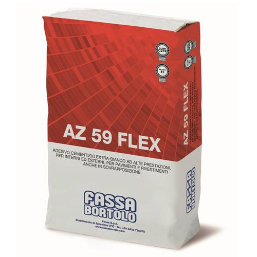 Verguss-Klebemörtel - AZ 59 FLEX - Fassa Bortolo - für Fliesen / für Estrich / für Beton