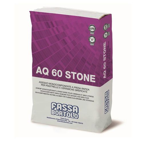 Verguss-Klebemörtel - AQ 60 STONE - Fassa Bortolo - für Fliesen / für Zement / Schnell