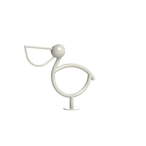 Bodenstehender Fahrradständer - PELICAN - Madrax - originelles Design / für öffentliche Bereiche / pulverbeschichteter Stahl