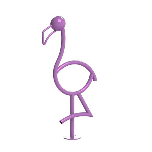 Bodenstehender Fahrradständer - FLAMINGO - Madrax - pulverbeschichteter Stahl / originelles Design / für professionellen Einsatz