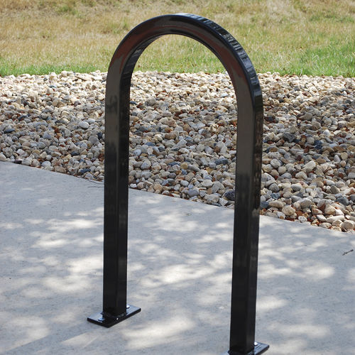 Bodenstehender Fahrradständer - SQUARE 'U' - Madrax - gesichert / für öffentliche Bereiche / galvanisiertem Stahl
