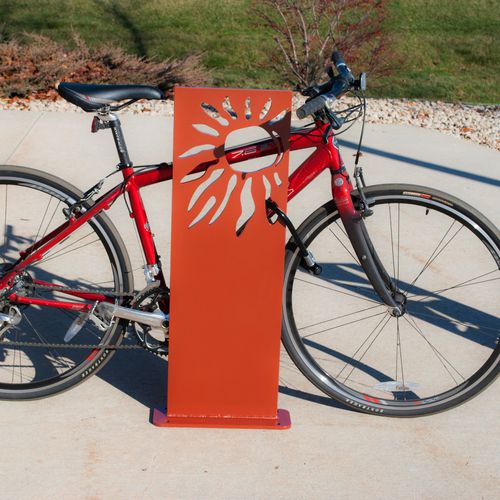 Bodenstehender Fahrradständer - SHADOW™  - Madrax - gesichert / für öffentliche Bereiche / galvanisiertem Stahl