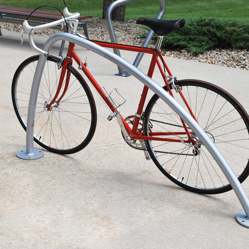 Bodenstehender Fahrradständer - FINN™ - Madrax - für öffentliche Bereiche / galvanisiertem Stahl / pulverbeschichteter Stahl