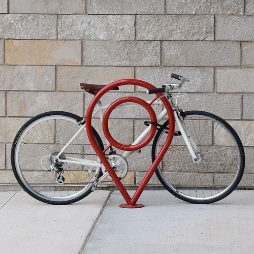 Bodenstehender Fahrradständer - Pin - Madrax - gesichert / für öffentliche Bereiche / Stahl