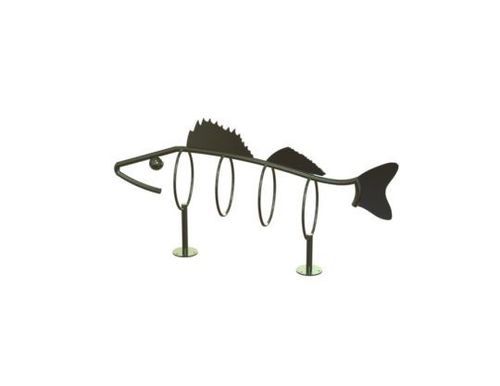Bodenstehender Fahrradständer - Walleye - Madrax - für Außenbereich / pulverbeschichteter Stahl