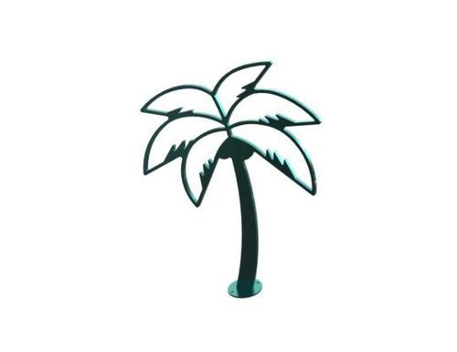 Bodenstehender Fahrradständer - THR-PALM - Madrax - pulverbeschichteter Stahl