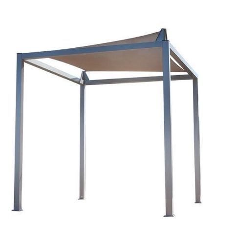 Pergola mit Bodenverankerung - Madison Shelter - Madrax - Metall / mit Stoffüberdachung / für öffentliche Bereiche
