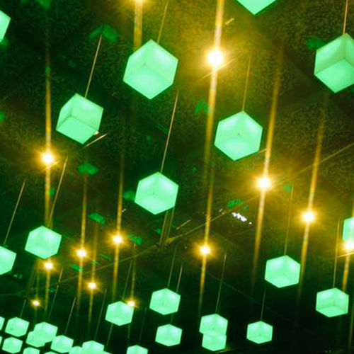 Hängeleuchte - PIXEL - ARCH Led - LED / quadratisch / für öffentliche Bereiche