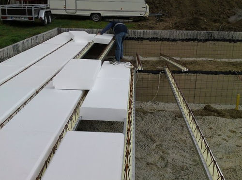 Hohlkörper-Zwischendecke - IBS Distribution - Stahl / Beton / nsteine Polystyrol