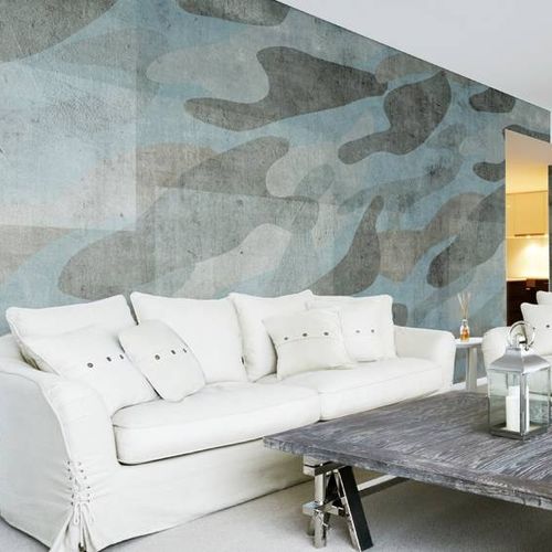 Moderne Tapete - CAMOUFLAGE - N.O.W. Edizioni - Motiv / bedruckt