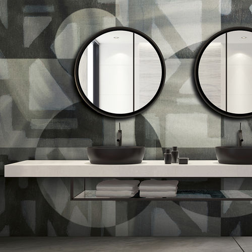 Moderne Tapete - SPOT - N.O.W. Edizioni - geometrisches Muster / bedruckt