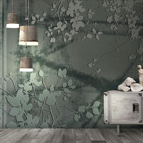 Moderne Tapete - BELLINI - N.O.W. Edizioni - Blumenmotiv / bedruckt