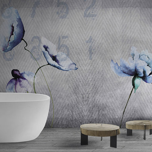 Moderne Tapete - FLEUR - N.O.W. Edizioni - Blumenmotiv / bedruckt