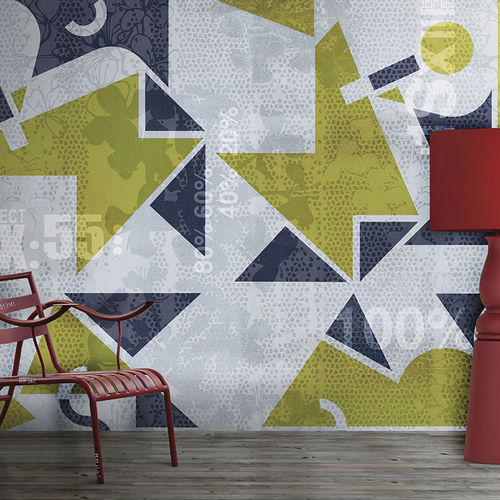 Moderne Tapete - DOPPIO SENSO  - N.O.W. Edizioni - geometrisches Muster / bedruckt
