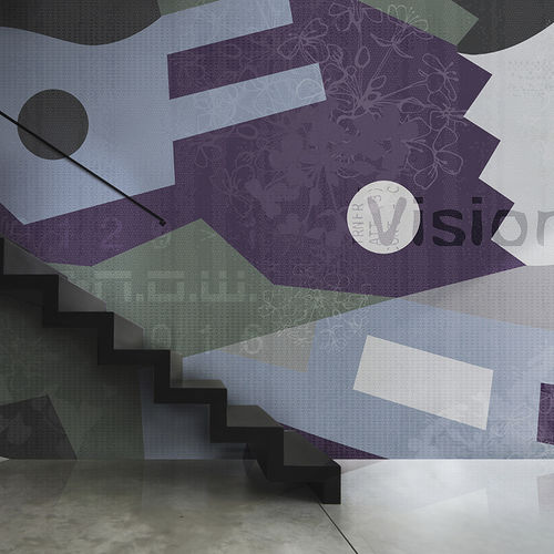 Moderne Tapete - VISION - N.O.W. Edizioni - Motiv / bedruckt