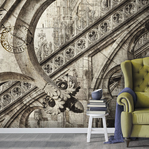 Moderne Tapete - CATTEDRALE - N.O.W. Edizioni - Motiv / bedruckt