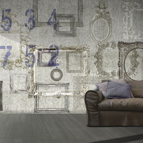 Moderne Tapete - FRAMES - N.O.W. Edizioni - Motiv / Betonoptik / bedruckt