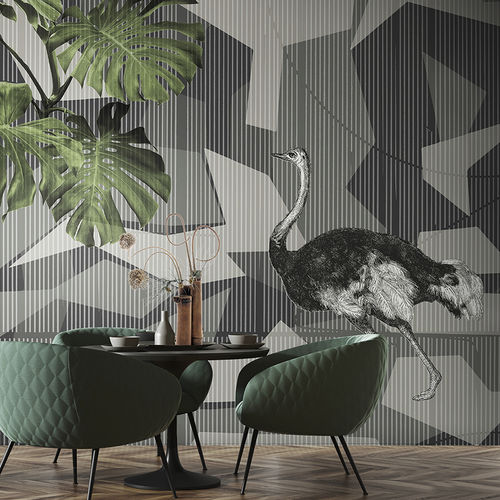 Moderne Tapete - CAMU - N.O.W. Edizioni - Naturmotiv / Tiermuster / Streifenmuster