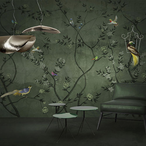 Moderne Tapete - ORIENTAL GARDEN - N.O.W. Edizioni - Naturmotiv / Blumenmotiv / Tiermuster