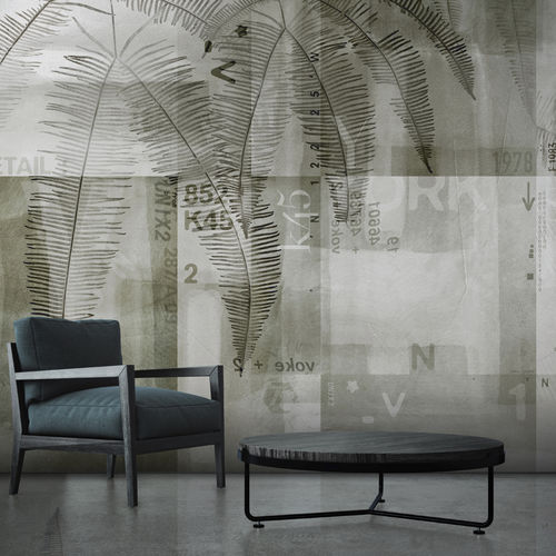 Moderne Tapete - ULUHE - N.O.W. Edizioni - Blumenmotiv / Panorama / Stoffoptik