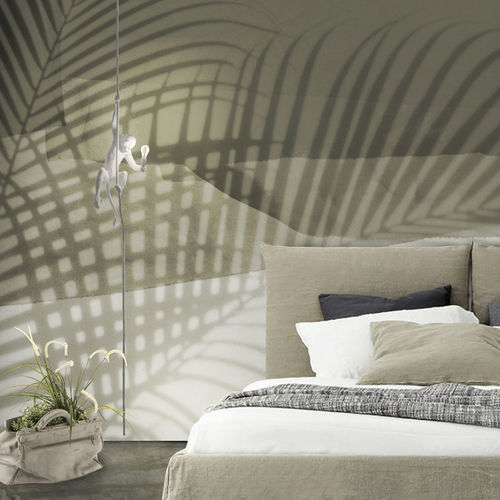 Moderne Tapete - PALM - N.O.W. Edizioni - Blumenmotiv / Panorama / Betonoptik