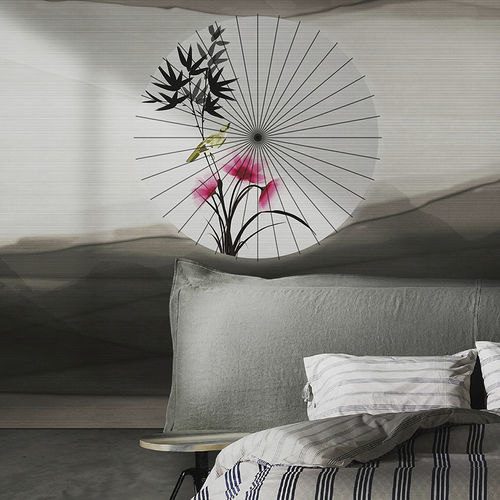 Moderne Tapete - JAP - N.O.W. Edizioni - Blumenmotiv / Panorama / geometrisches Muster