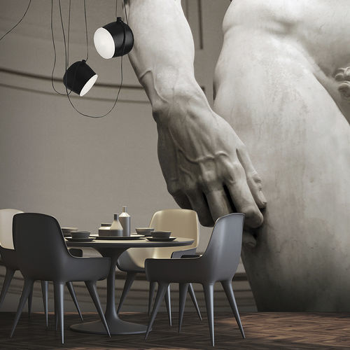 Moderne Tapete - GALLERY - N.O.W. Edizioni - Glasfaser / Motiv / Betonoptik