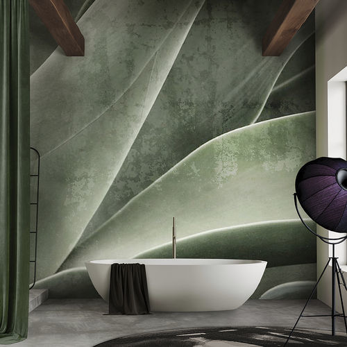 Moderne Tapete - ALOE - N.O.W. Edizioni - Glasfaser / Naturmotiv / grün