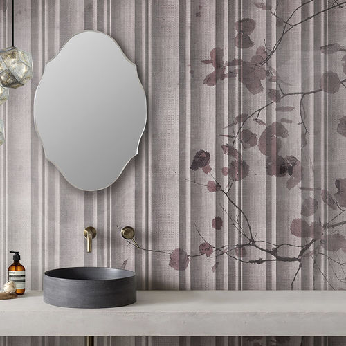 Moderne Tapete - ASPEN - N.O.W. Edizioni - Glasfaser / Naturmotiv / Streifenmuster