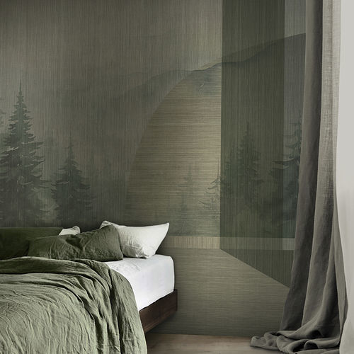Moderne Tapete - SOMEWHERE - N.O.W. Edizioni - Glasfaser / Naturmotiv / personalisierbares Motiv