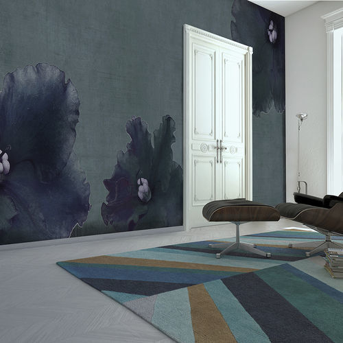 Moderne Tapete - FLORA - N.O.W. Edizioni - Blumenmotive / bedruckt