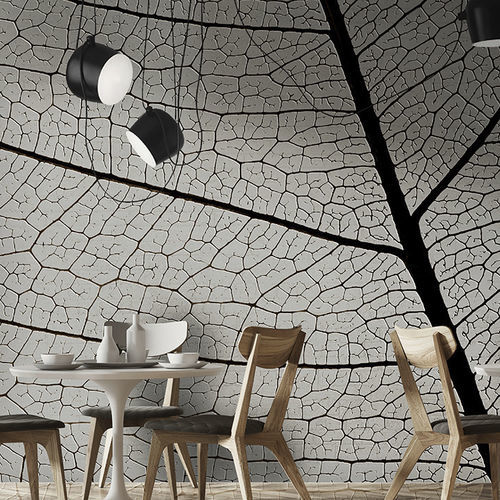 Moderne Tapete - DRY LEAF - N.O.W. Edizioni - Naturmotiv / bedruckt