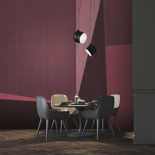 Moderne Tapete - ANYWAY - N.O.W. Edizioni - Glasfaser / geometrisches Muster / abstraktes Motiv