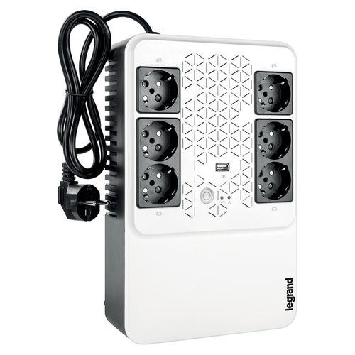 Unterbrechungsfreie Stromversorgung / Wohnbereich - KEOR MULTIPLUG - LEGRAND - einphasig / mit passenden Steckdosen / tragbar