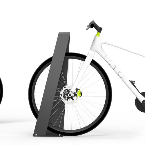 Bodenstehender Fahrradständer - RELIQ 05.017 - ZANO Street Furniture - gesichert / für öffentliche Bereiche / Stahl