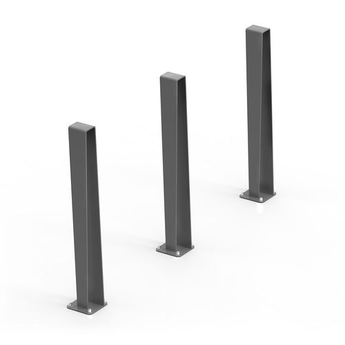 Stationärer Pfosten - RELIQ - ZANO Street Furniture - Stahl / Edelstahl / Kohlenstoffstahl