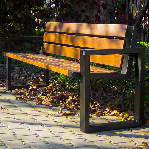 Moderne Bank für den öffentlichen Raum - SOFA 02.008 - ZANO Street Furniture - Laubholz / Kiefer / Fichte