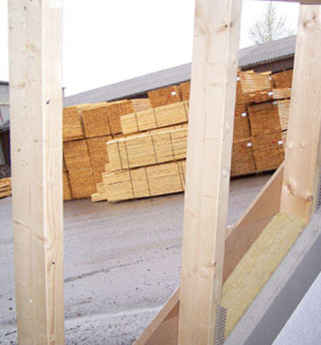 Betonmauer - HBV - TiComTec - Fertigbau / mit modularen Platten / mit integrierter Dämmung