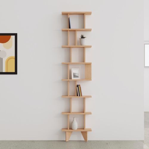 Wandmontiertes Bücherregal - HARMONIE - DECADRAGES / BEDUP® - modern / für Büro / Massivholz