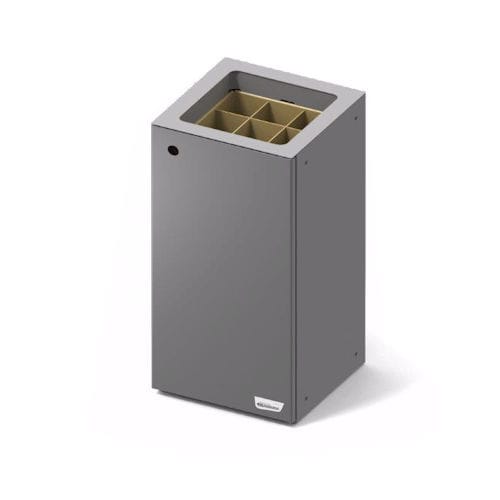 Park-Abfallbehälter - QUADRAPOLE - Royal Dutch Bammens - System / galvanisiertem Stahl / modern