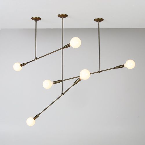 Hängelampe - SORENTHIA - Studio Dunn - Stahl / Messing / originelles Design