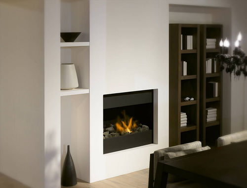 Gaskamin - 840 - Modus Fireplaces - Holz / Einbau / doppelseitig