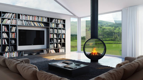 Bioethanol-Kamin - 997 - Modus Fireplaces - Gas / Holz / bodenstehend